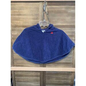 Pottery Barn Kids Hooded Towel Blue Sailboat Beach Pool Baby Size 12-18 Months